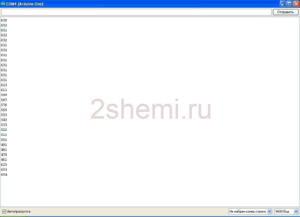 Емкостной датчик влажности почвы