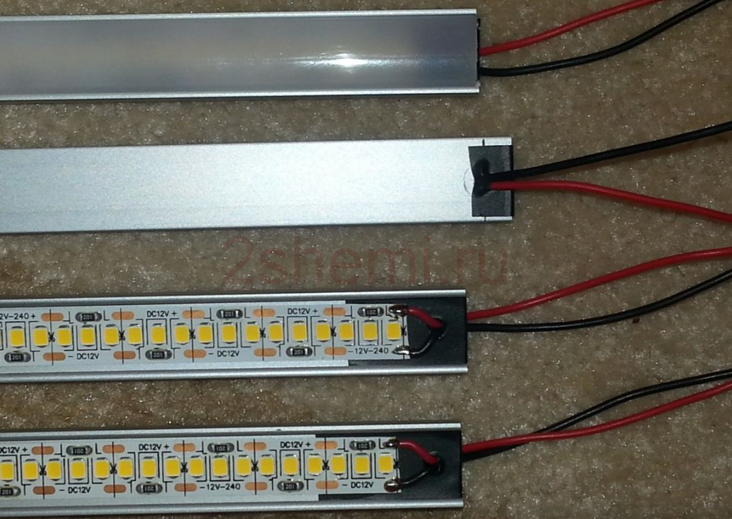 Улучшенное освещение вытяжки: LED лента и регулятор