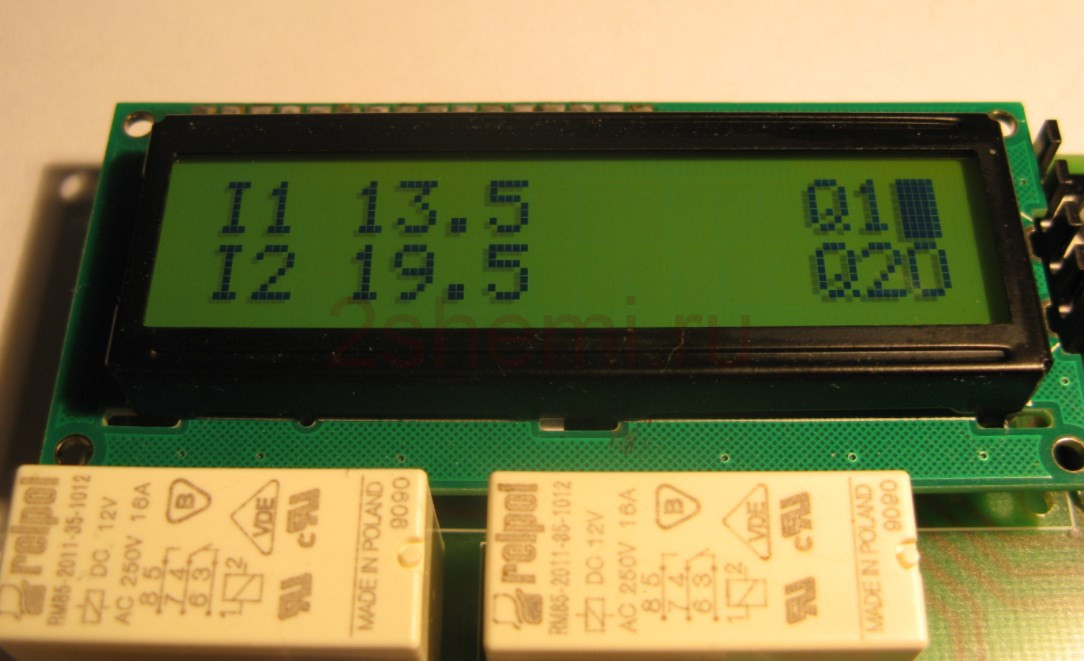 Двухканальный цифровой термостат: схема на контроллере Atmega8
