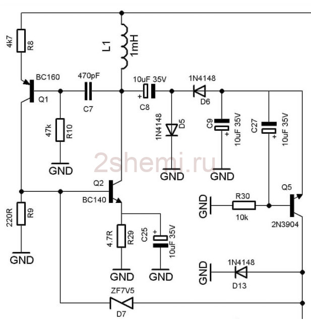 Лабораторный источник питания 0-20 В, 10 мА-2 А с LED V-метром