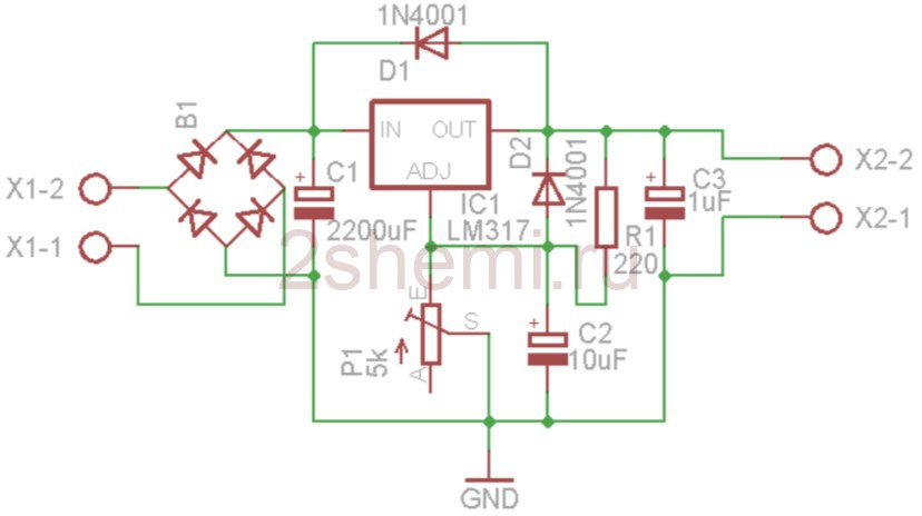 Регулируемые стабилизаторы на LM317 и LM337