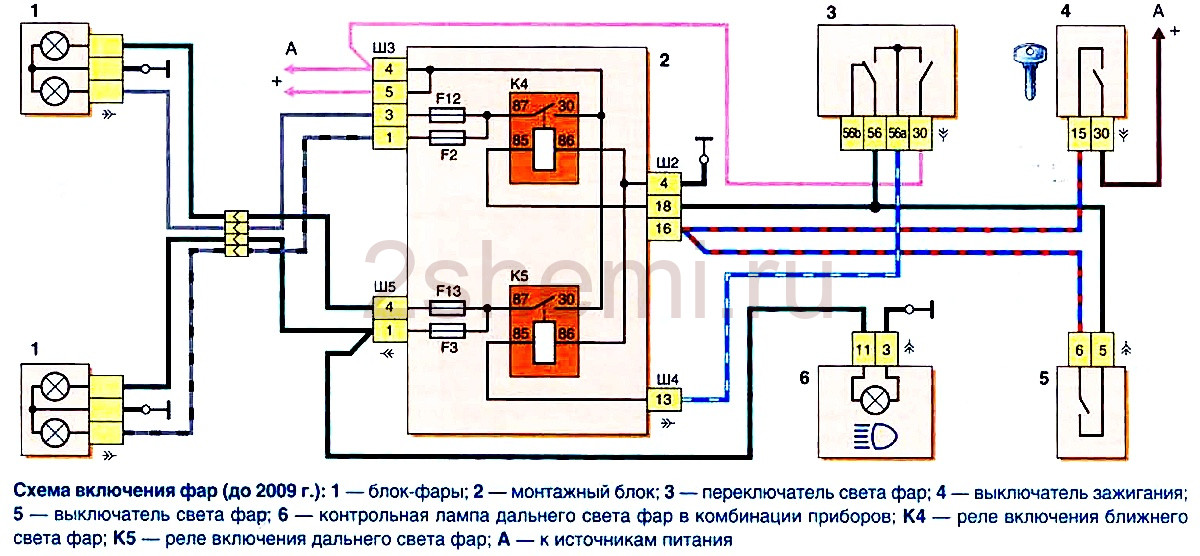 Схема ВАЗ-2123 Нива Шевроле