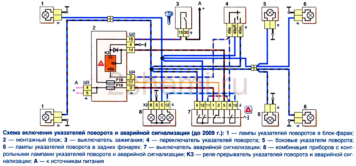 Схема ВАЗ-2123 Нива Шевроле