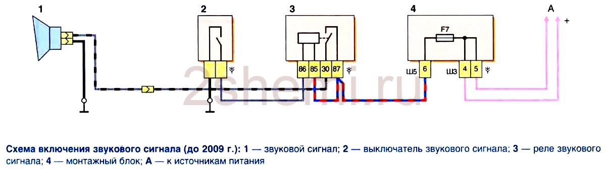 Схема ВАЗ-2123 Нива Шевроле
