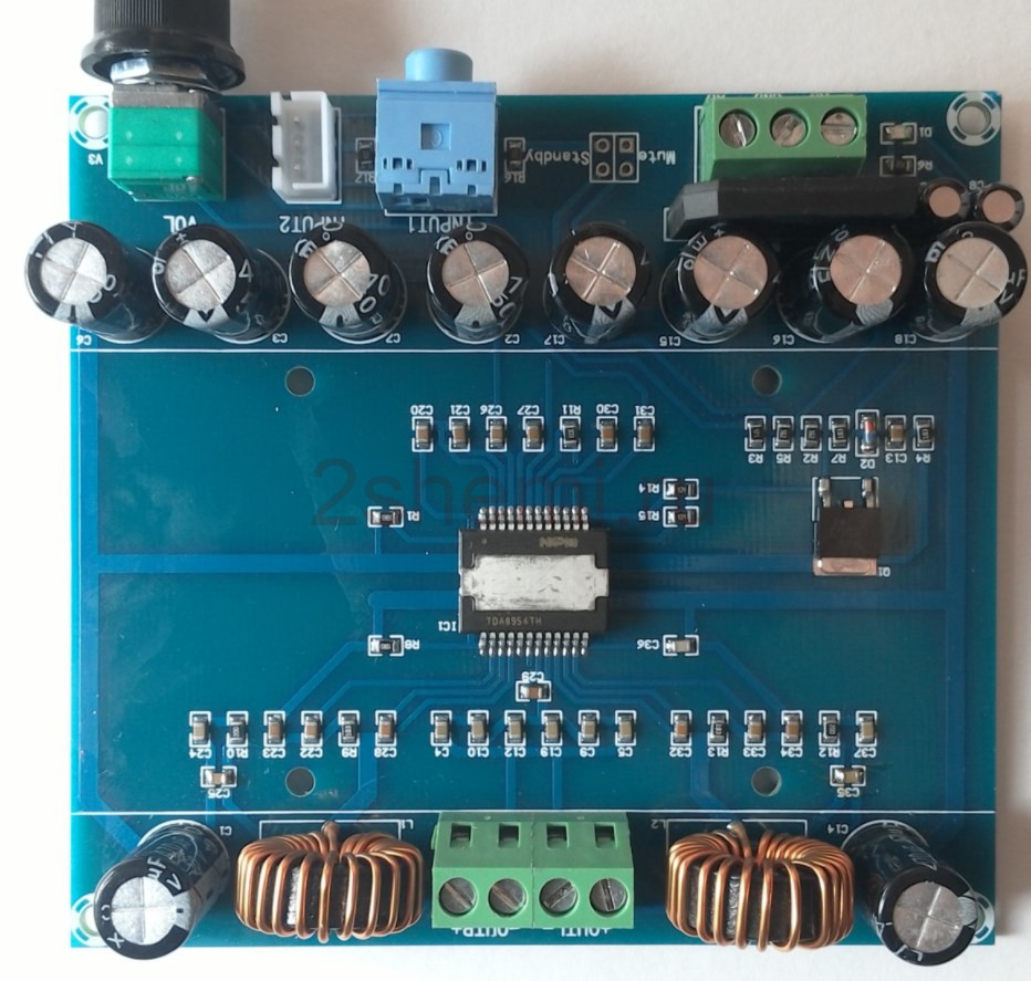 Схема усилителя D-класса 2x 200W на TDA8954TH