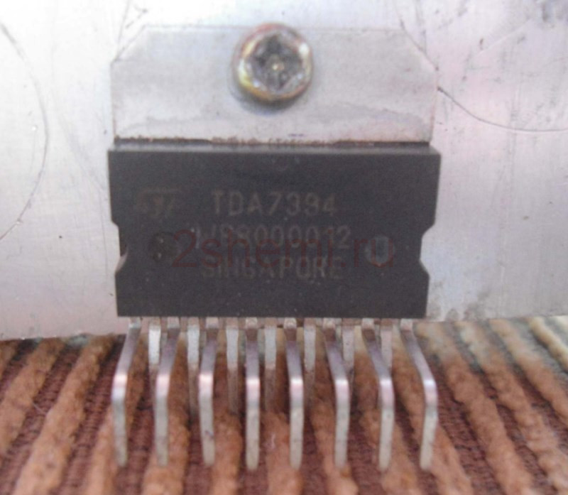 Усилитель для авто 2 x 30W на микросхеме TDA7394