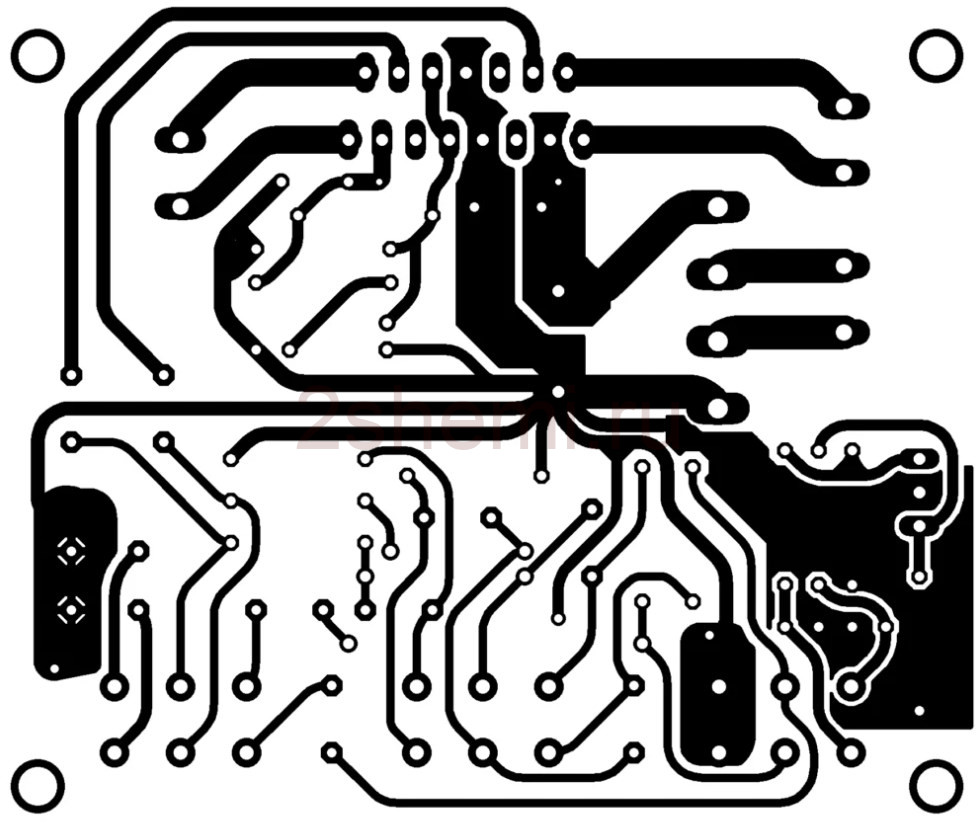 Усилитель мощности на TDA7297 с регулятором тембра