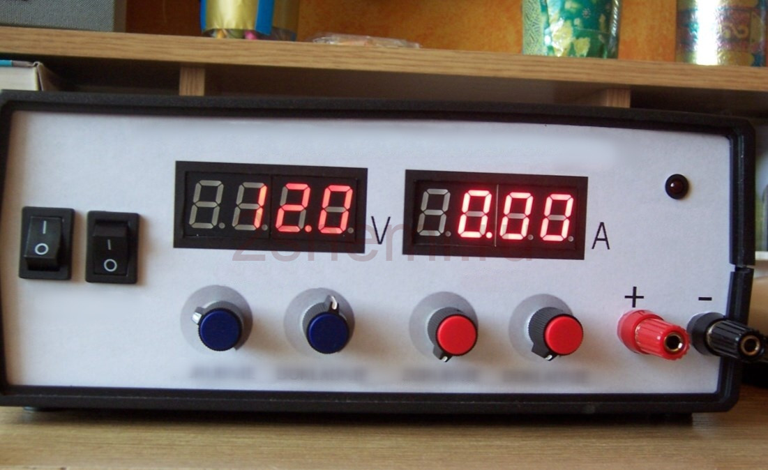 Блок электропитания самодельный на 0-30V 0-3A