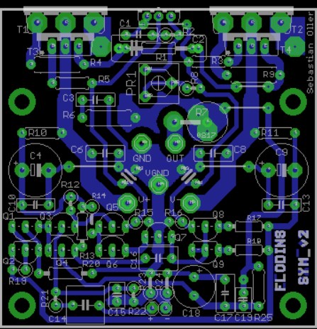 Чисто транзисторный УМЗЧ 2х 100W: схема, плата, корпус