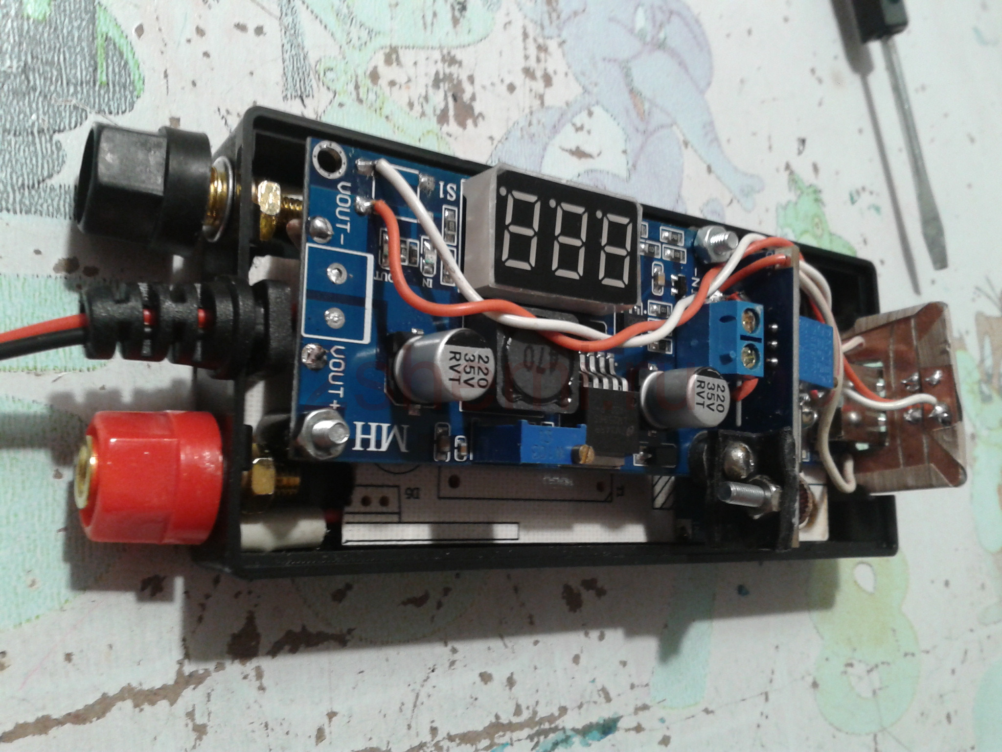 Питание ноутбука, лампы и USB от электросамоката