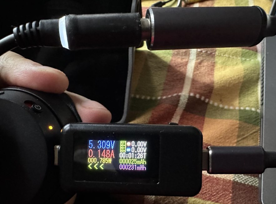 USB-C адаптер для зарядки от БП ноутбука