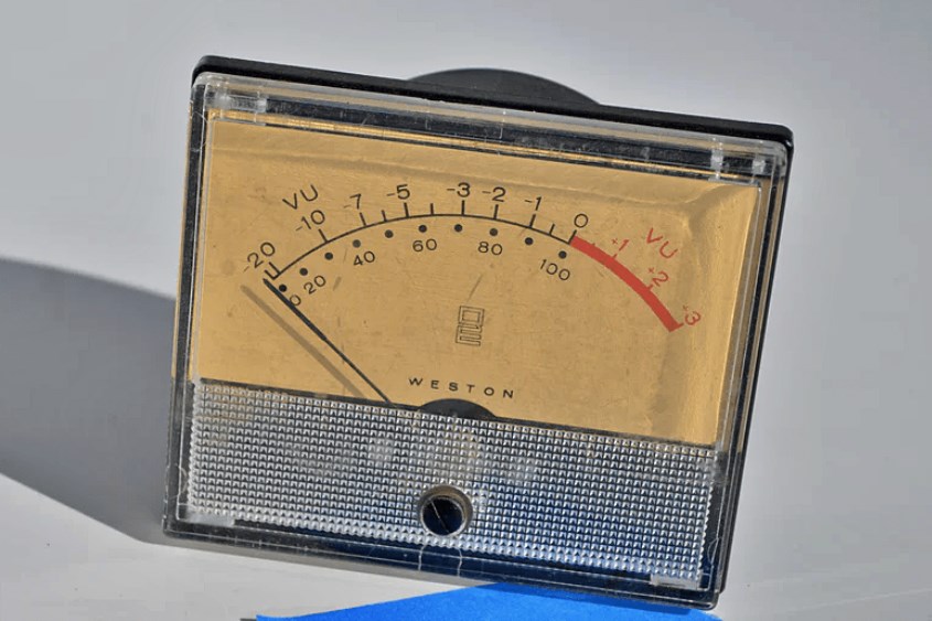 Аналоговый измеритель уровня звука - VU meter